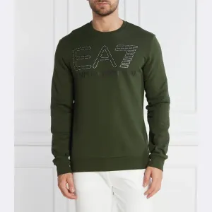 Толстовка обычного кроя Ea7, хаки