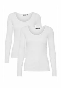 Топ с длинными рукавами OXISKAT 2 PACK Oxmo, белый