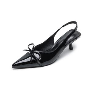 Женские туфли на высоких каблуках, телесного цвета Zomila, Black