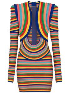 Balmain трикотажное платье, желтый