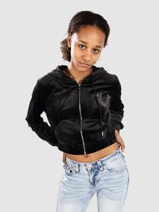 Толстовка True Religion Crystal Velour Sweatjacke, black