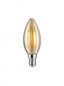 Paulmann Светодиодная свеча 2 Вт 1900K E14 Золотистый цвет G