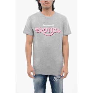 Футболка Muscle Fit с эффектом потертости Dsquared2, Gray