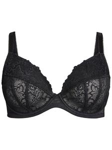 Бюстгальтер-футболка Devoted by Zizzi Viola, черный