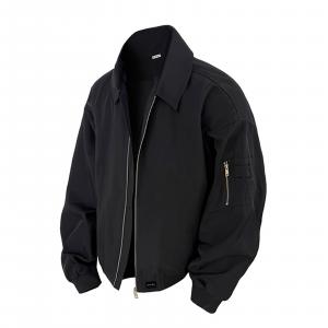 Куртка женская Lapel Moderate Pilot NEVER RULE, черный padded jacket[padded and thickened thermal]