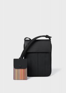 Мини-сумка через плечо Shadow Stripe SS26 Paul Smith, цвет Black