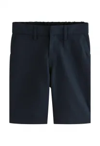 Классические школьные шорты прямого кроя. Next, Navy