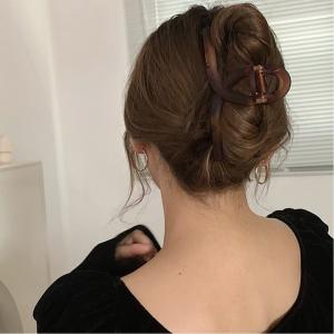 Заколка для волос из смолы для создания изысканной прически Aimoon, цвет Brown