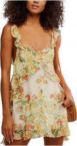Платье Free People Bali Flora Mini, Tea Combo