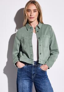 Джинсовая куртка MIT BRUSTTASCHEN Street One, оливковый