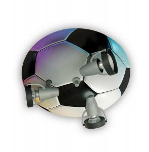 Детский потолочный светильник 35 см, черно-белый