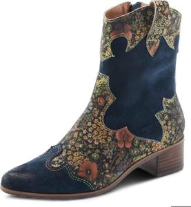 Женские ковбойские сапоги L'Artiste от Spring Step Lady Luck Spring Step L'Artiste, Navy Multi Suede