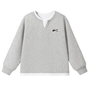 Детский свитшот с круглым вырезом Moderate WARRIOR, серый/h warrior черный silicone k