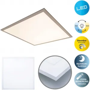 Светодиодная панель näve Nico, светодиодный модуль 1 шт., холодный белый | нейтральный белый | теплый белый, потолочный светильник с регулировкой яркости, CCT, ночная подсветка, смена цвета света Näve, белый