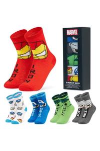 Носки «Мстители», набор из 5 шт. Marvel, мультиколор