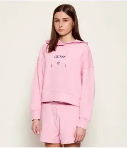 Толстовка DROP relaxed fit Guess Jeans, розовый