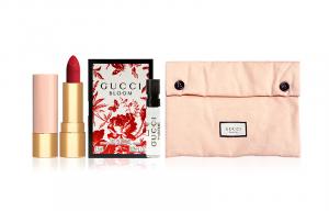 Набор для макияжа velvet mist легко растушевывается натуральная матовая помада+пробники духов GUCCI