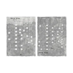 Карта-плакат — Раппан Атук, вид сбоку, Rappan Athuk (Unisystem)