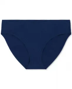 Женские хлопковые трусы-хипстер с эффектом стрейч GPW00277M GAP, синий