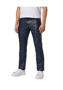 Кожаные брюки trant pant кожаные джинсы с 5 карманами из мытой кожи ягненка Ricano, синий