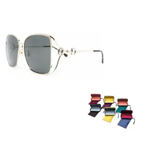 Солнцезащитные очки квадратной формы GUCCI, золотой