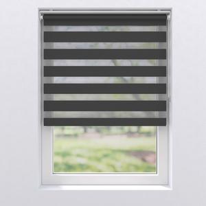 Двойная руленая штора полупрозрачная 70/150 см, серый