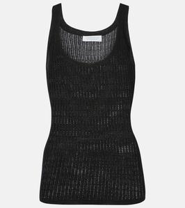 Невинский топ из кашемира и шелка Gabriela Hearst, черный