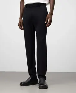 Брюки классические с застежкой на пуговицу Adolfo Dominguez, черный