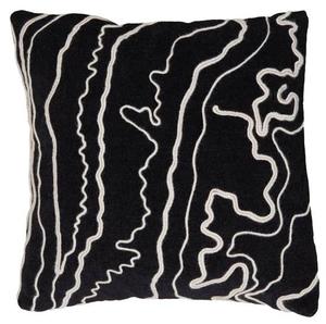 Декоративная подушка Light & Living CASTRO, черный - 45 х 45 см