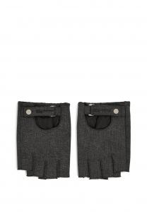 Перчатки Karl Lagerfeld Jeans FINGERLESS DENIM, Visual Washed Black/Black