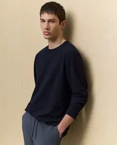 Мужская футболка с длинным рукавом Easy Wear, черный