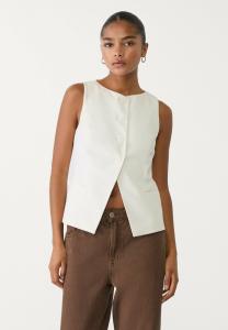 Жилет Stradivarius, бежевый