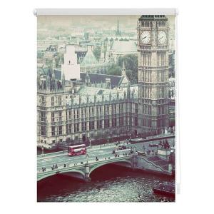 Рулонные шторы Lichtblick London Westminster, 100x150x6 см, серый