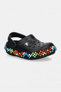 Детские шлепанцы CROCBAND COLORFUL LIGHTS CLOG Crocs, черный
