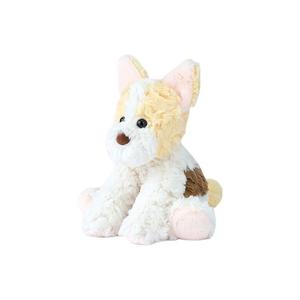 Плюшевая кукла сидящая поза фокстерьер 25 см высота Tak Bebe, желтый