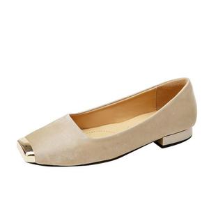 Повседневные однобортные туфли женские TATAYA, Apricot