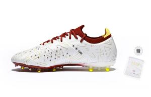 Келме Speed Electric 3.0 MG Резиновая бутса с короткими шипами противоскользящая износостойкая унисекс бело-золотая