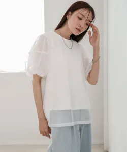 Футболка из тюля, надетая поверх другой одежды.