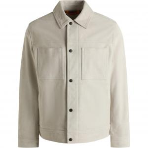 Hugo Boss Мужская кожаная куртка, светло-бежевый цвет