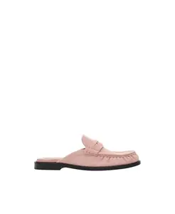 Женские кожаные мюли-кадеты Burberry, розовый