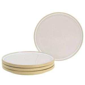 Десертная тарелка Creatable Futuro, керамогранит - белый / песочный