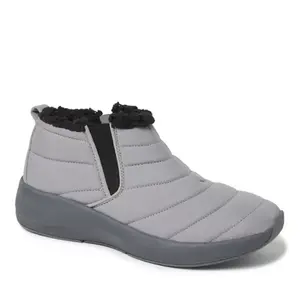 Оригинальные женские ботильоны Comfort by Naomi на танкетке Dearfoams, цвет medium grey