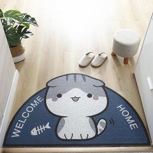 Budis Ковер 120х180 см для прихожей с веселым принтом, не скользящий, нарезаемый