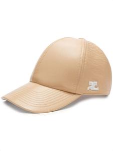 Courrèges виниловая бейсболка Reedition, нейтральный цвет