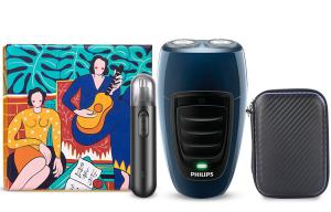 Мужская электробритва с плавающей головкой, импортные лезвия, беспроводная, портативная PHILIPS