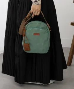 Сумка через плечо toleur/Nylon Dot Square Shoulder Bag 11974, цвет L.Grn