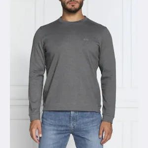 Толстовка стандартного кроя Salbo изогнутой формы Boss, серый