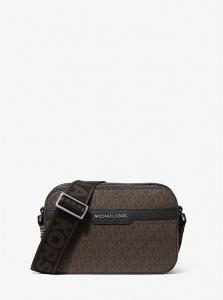 Сумка Hudson через плечо для камеры с фирменным логотипом Michael Kors, Brown/Blk