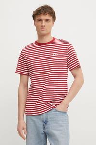 Хлопковая футболка Pepe Jeans, красный