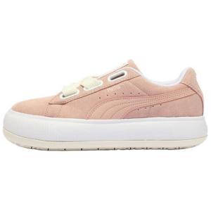 Кроссовки Puma Suede Skateboarding Shoes Women's Low-top Pink/white, белый